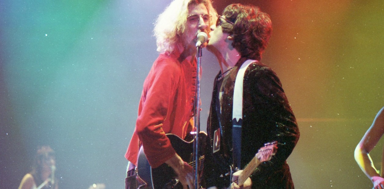 Charly García y Juanse, durante uno de los shows en el Ópera, en septiembre de 1994.