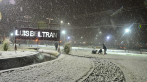 Imagen de Video | ¡Impresionante!, la nieve llegó a Valle Medio y a San Antonio