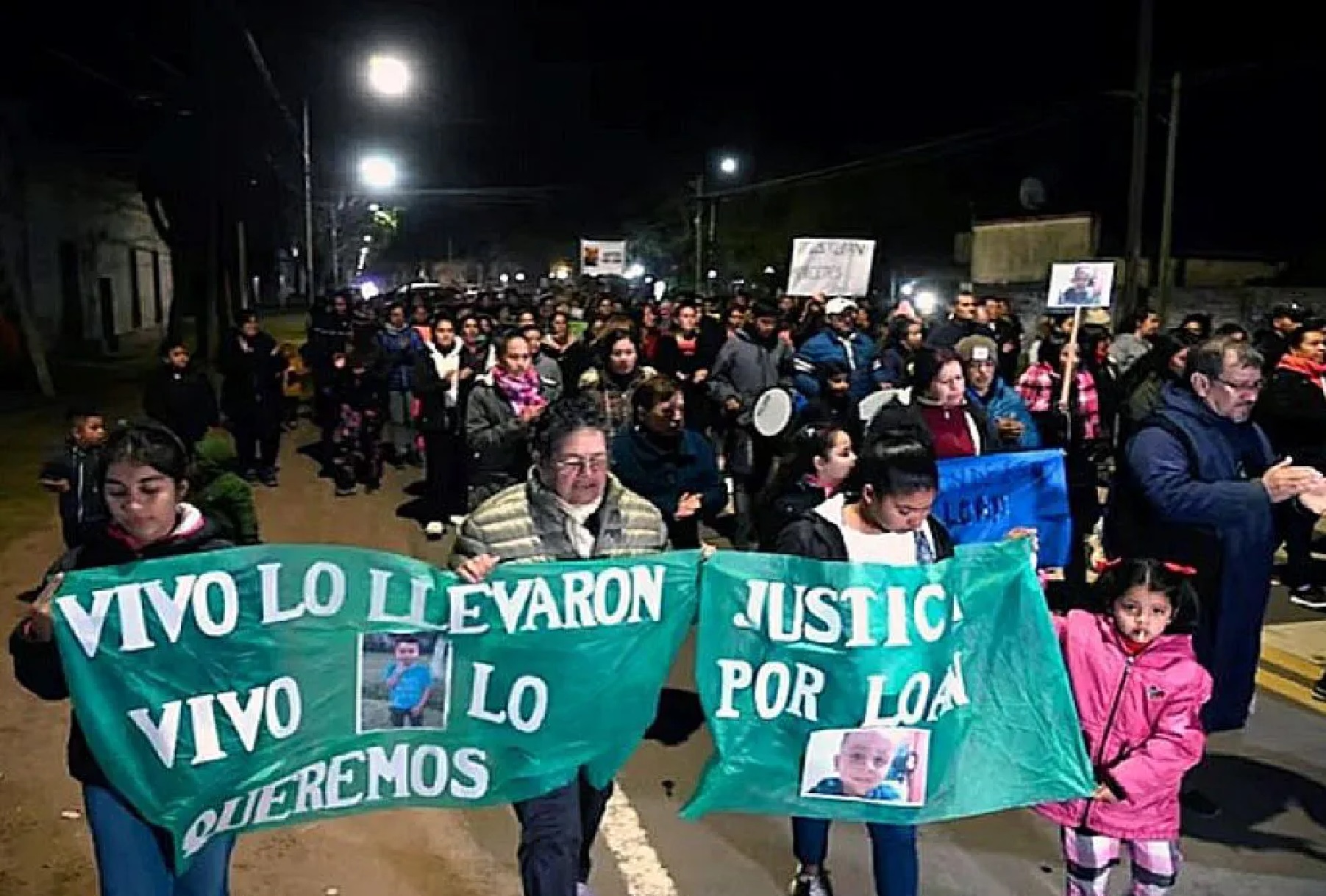 Caso Loan: realizaron una multitudinaria marcha a dos meses de su desaparición, en Goya