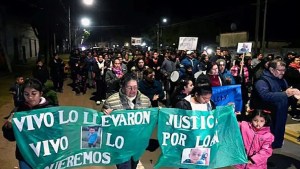 Caso Loan: a dos meses de su desaparición, realizaron una multitudinaria marcha en Goya