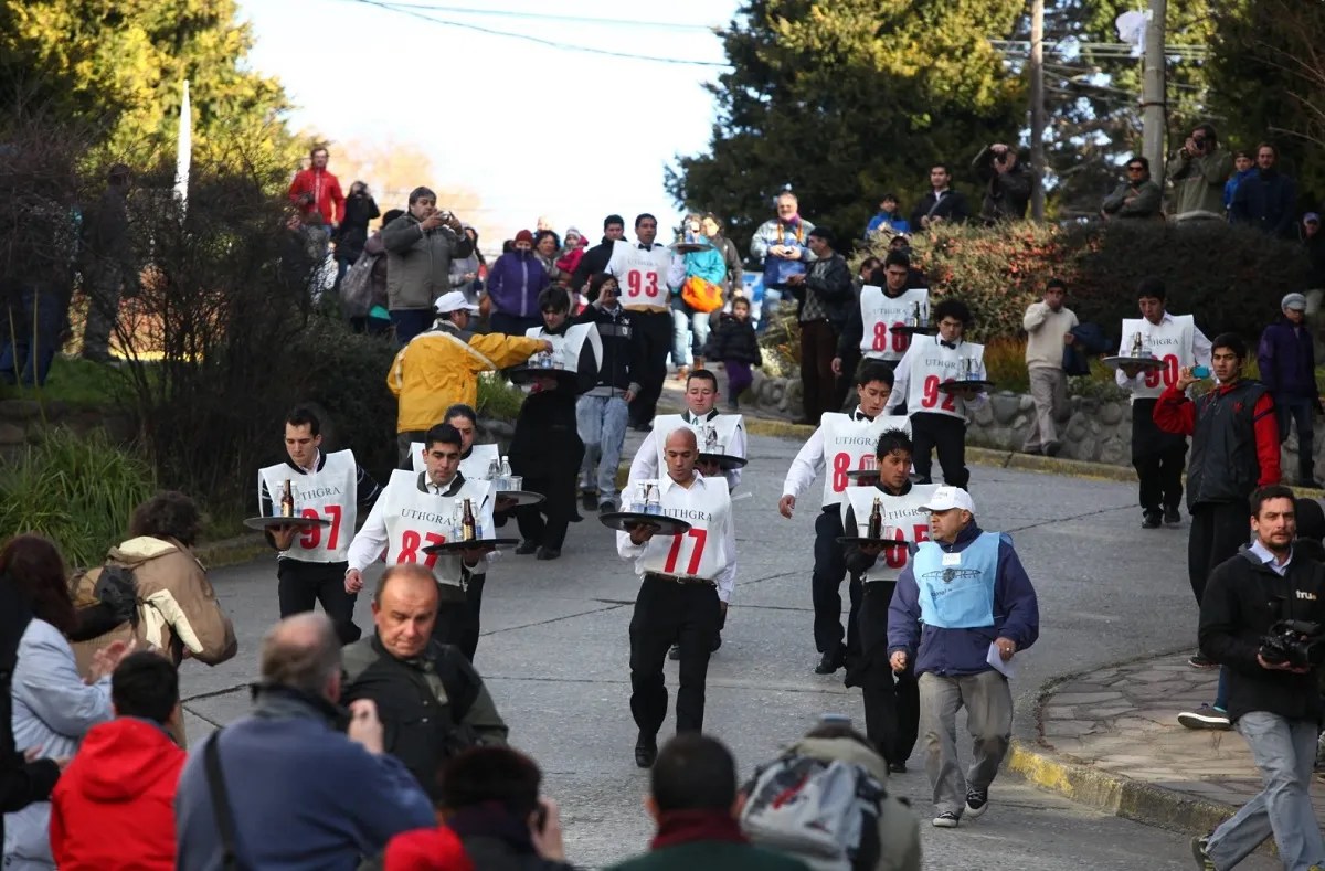 La carrera de mozos será el viernes a las 15.30. Foto: gentileza