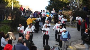 Desafío de destreza en la Fiesta Nacional de la Nieve en Bariloche