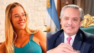 Nati Jota borró un tweet del 2020 para Alberto Fernández: «Pijamada en Olivos»