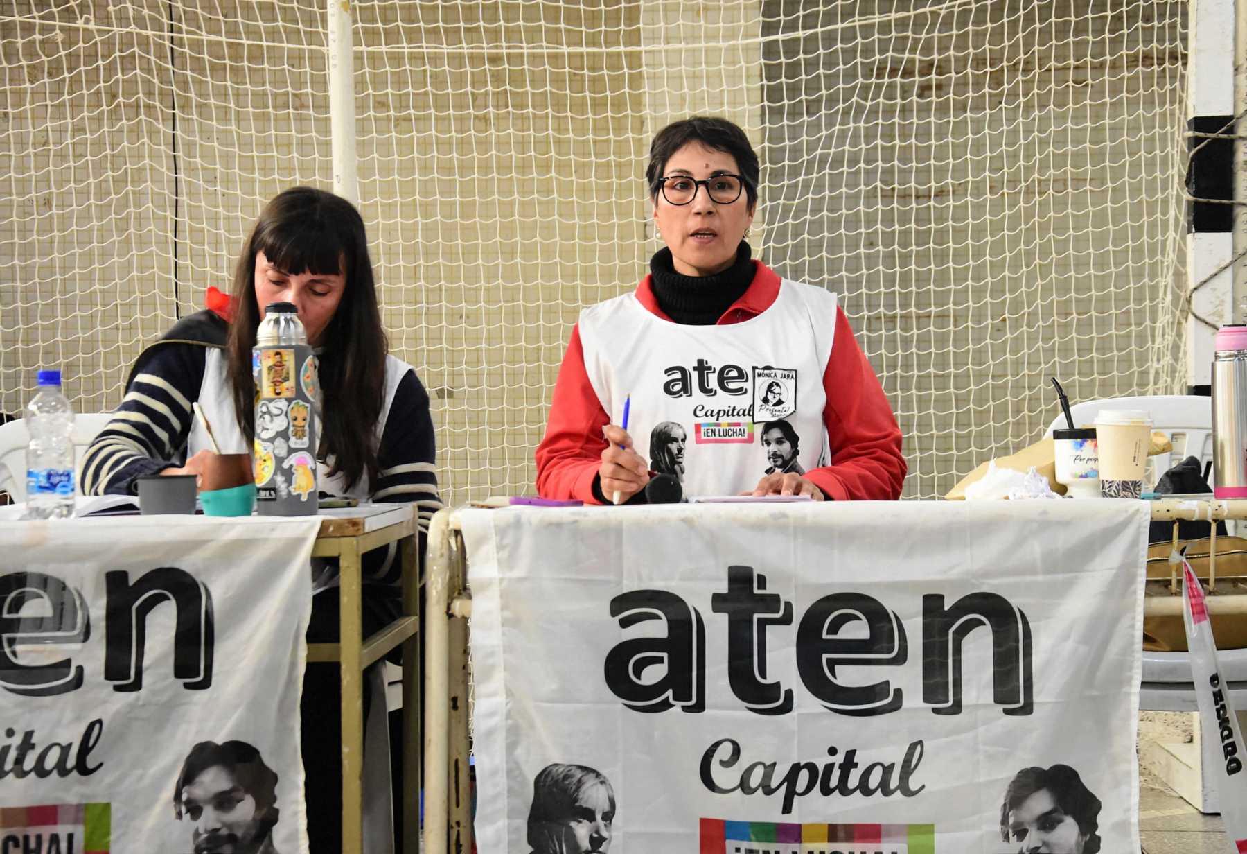 ATEN Capital convocó a un "tuitazo en  en apoyo a la lucha docente en Neuquén". Foto: Archivo Cecilia Maletti. 