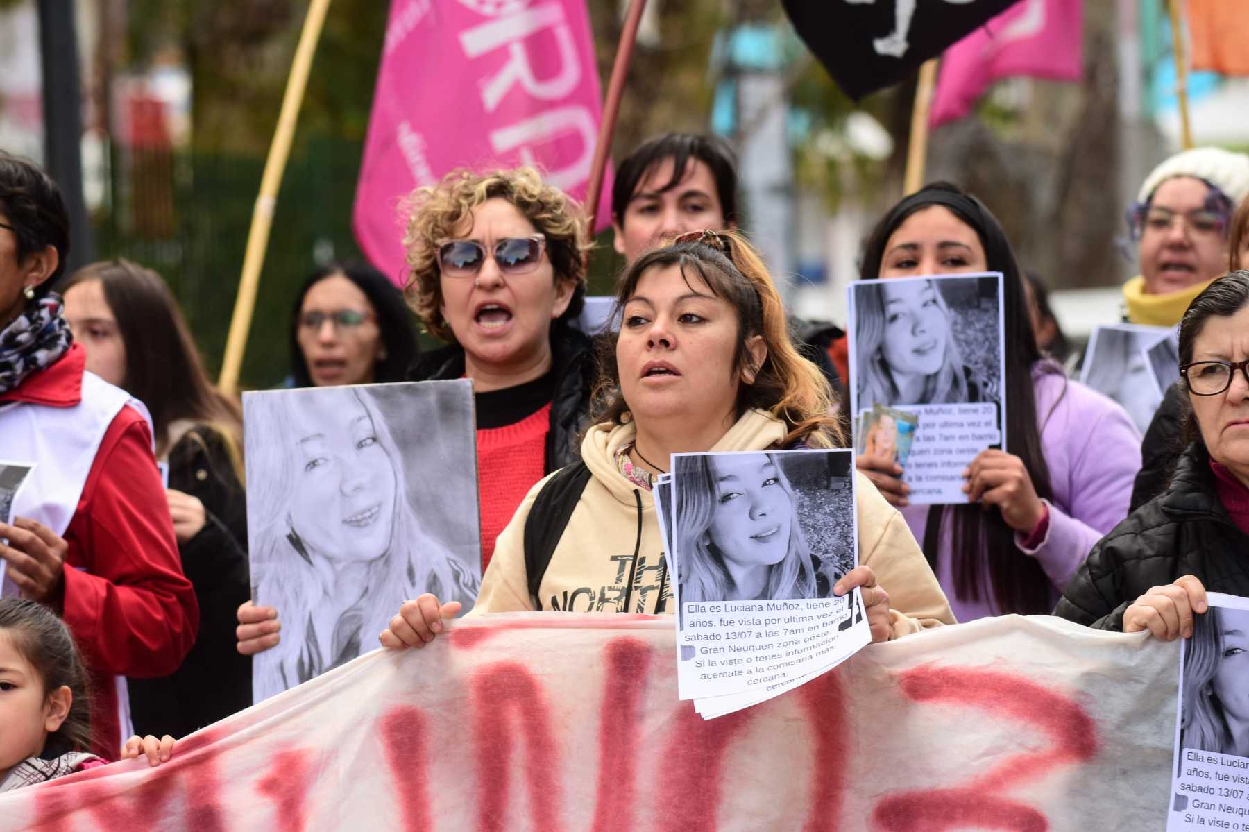 Marcha por Luciana Muñoz. (Foto: archivo  Cecilia Maletti)