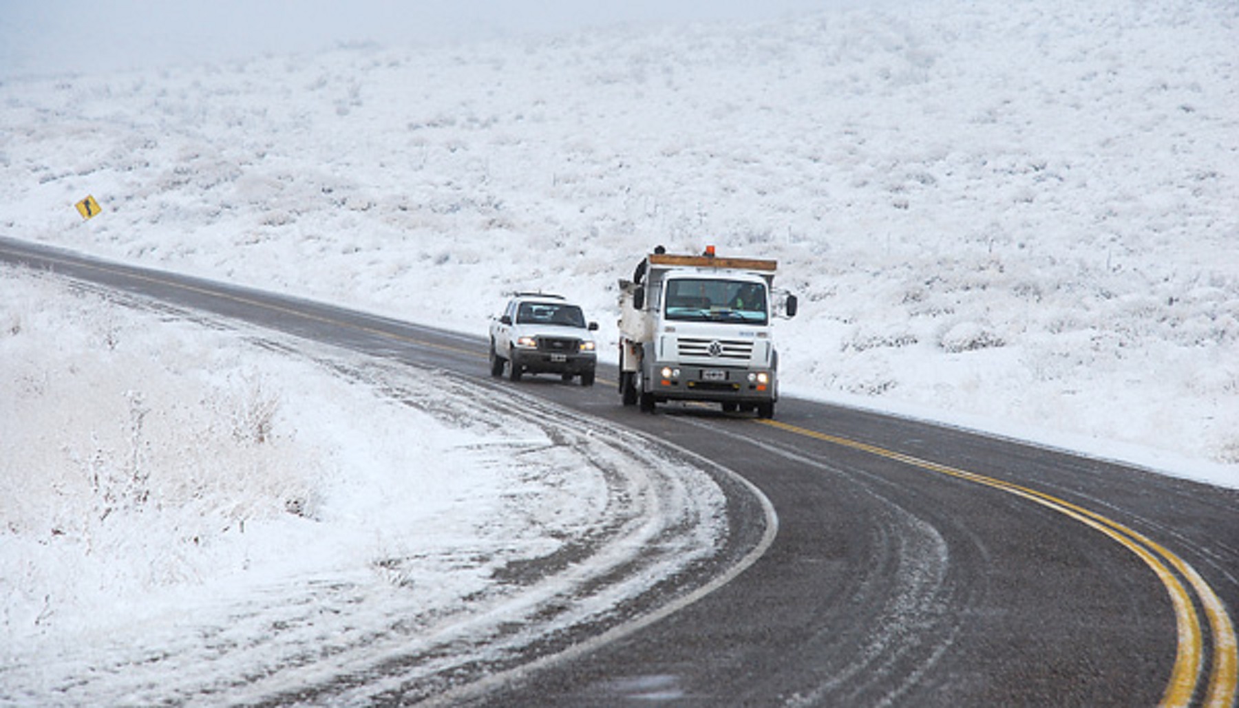 Rutas complicadas en Neuquén y Río Negro. 