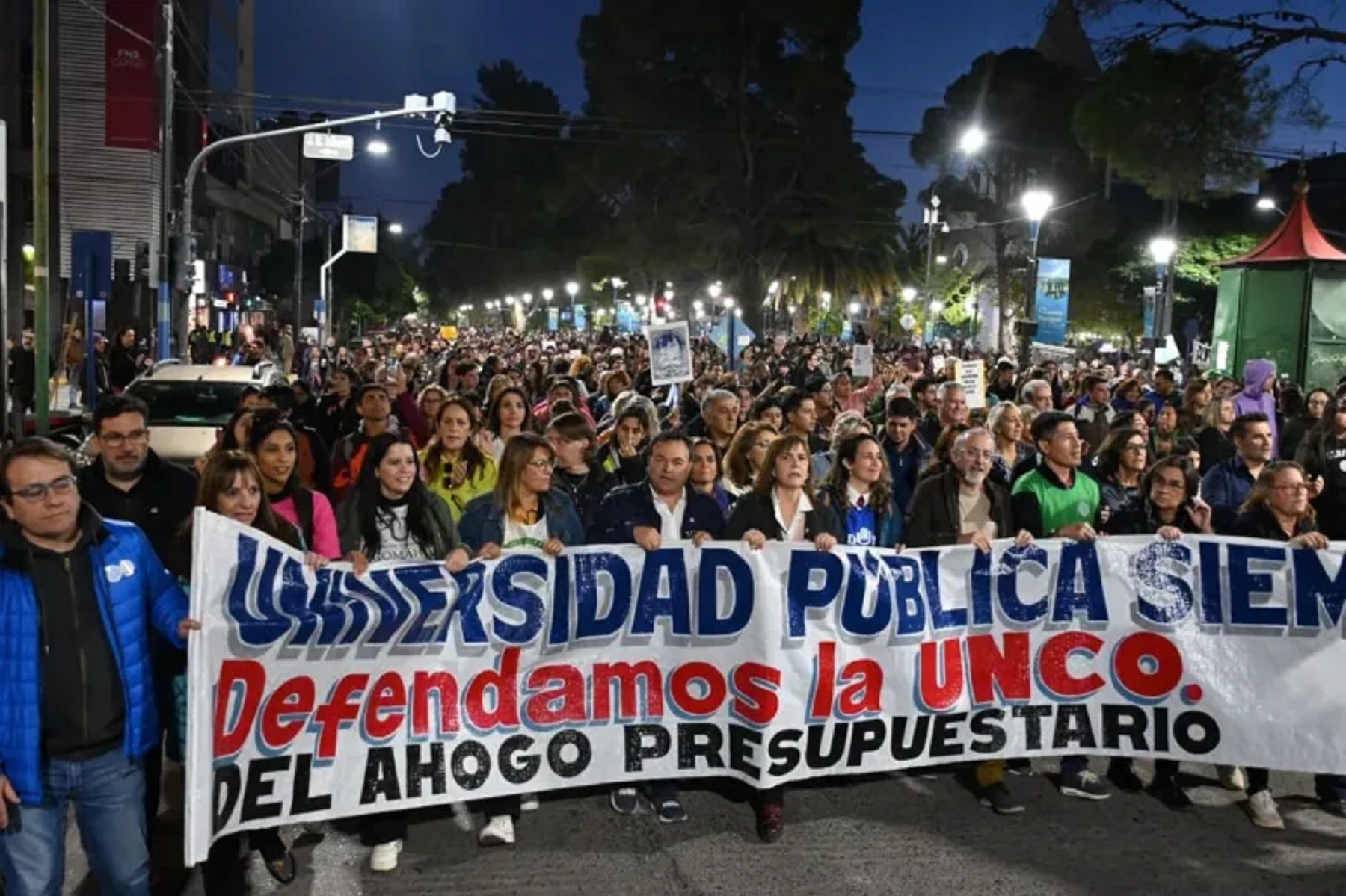 Marcha por presupuesto universitario. Foto Archivo Florencia Salto