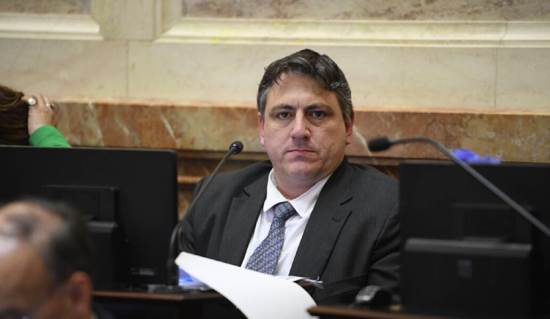 El senador Paoltroni formó su propio bloque libertario. 