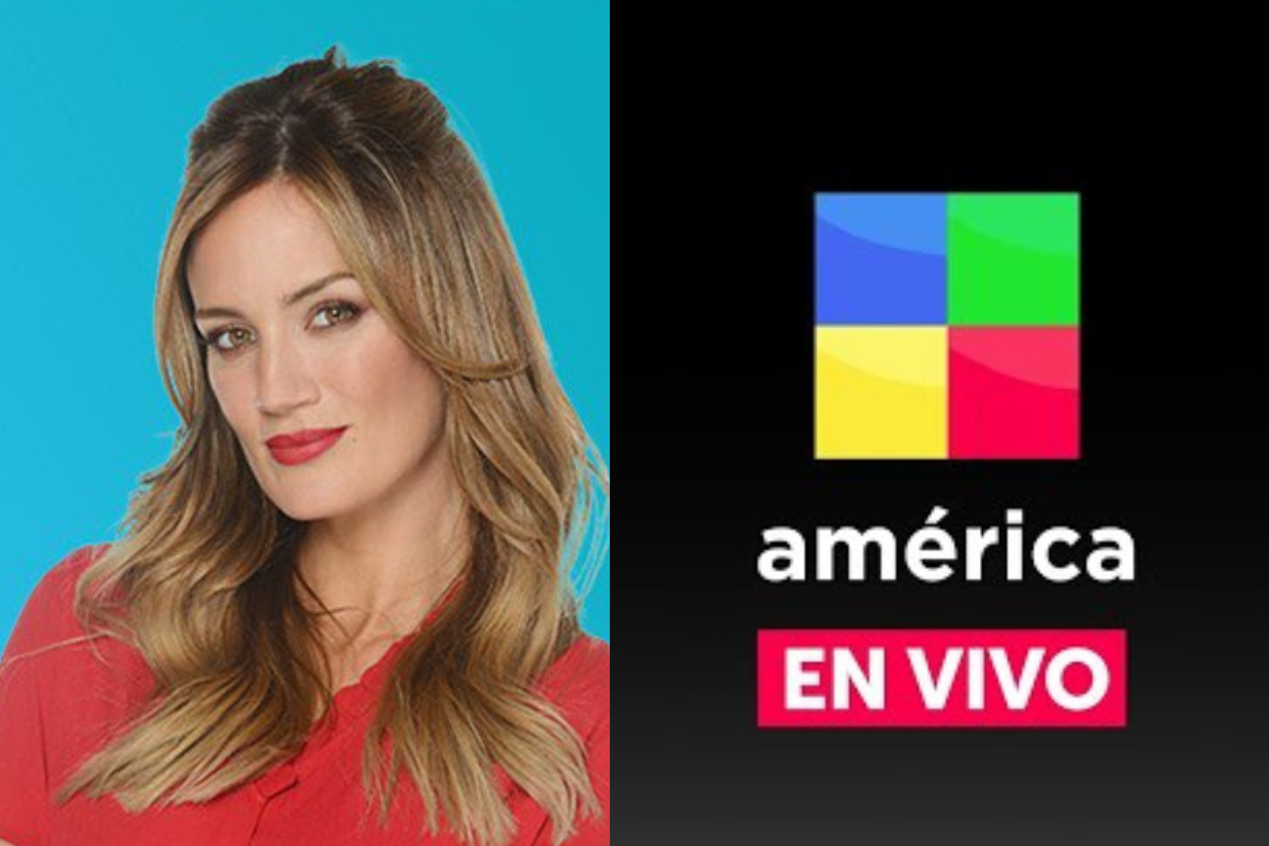 Paula Chaves en América TV.