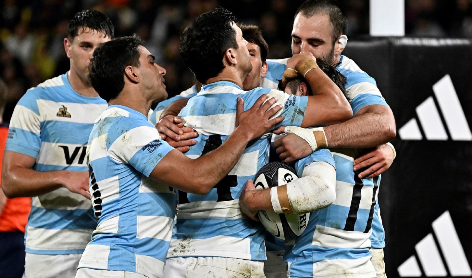 Los Pumas vencieron a los All Blacks en Wellington. 