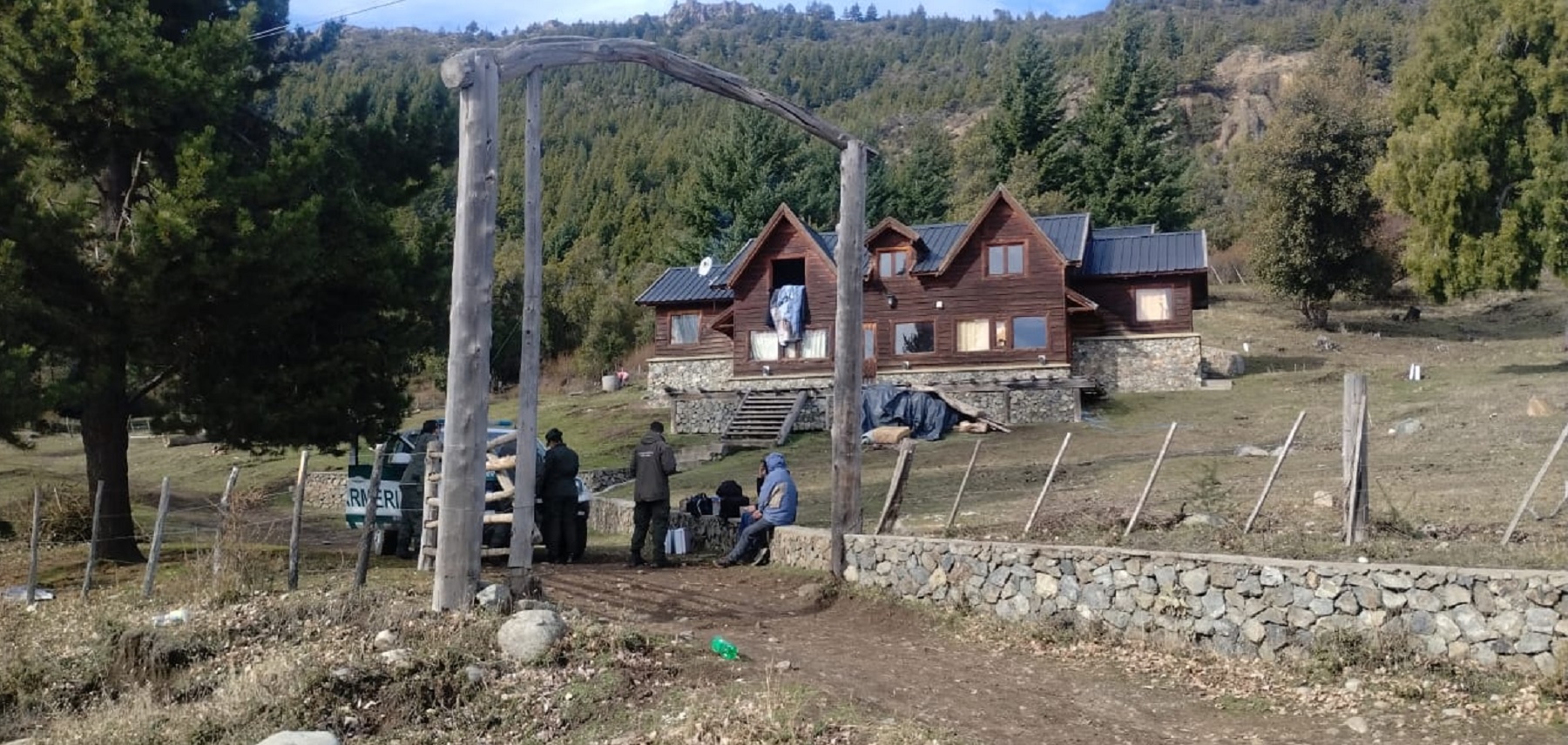 El lugar de El Bolsón donde de produjo el hecho que se investiga.