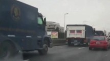 Imagen de Video: trasladan oro por 250 millones de dólares a Londres y filmaron el camión