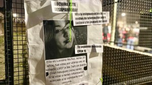 Búsqueda de Luciana Muñoz en Neuquén: la mochila encontrada en una escuela no era suya