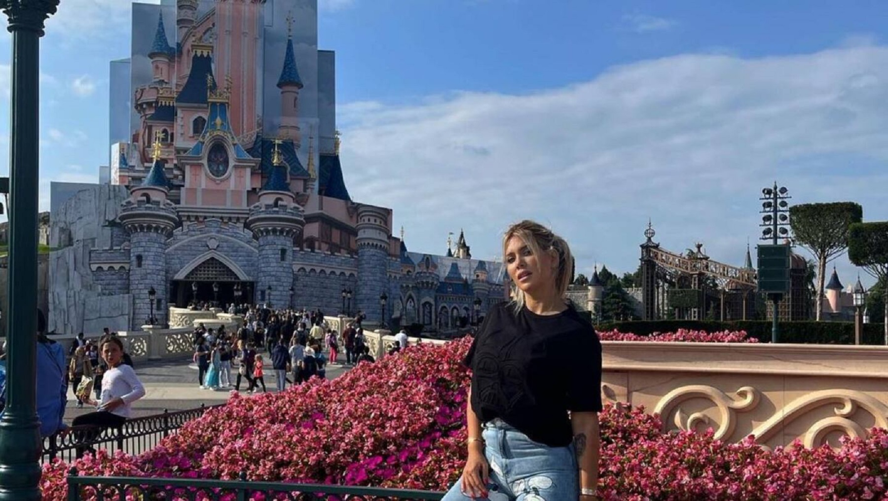 Wanda Nara en Disney