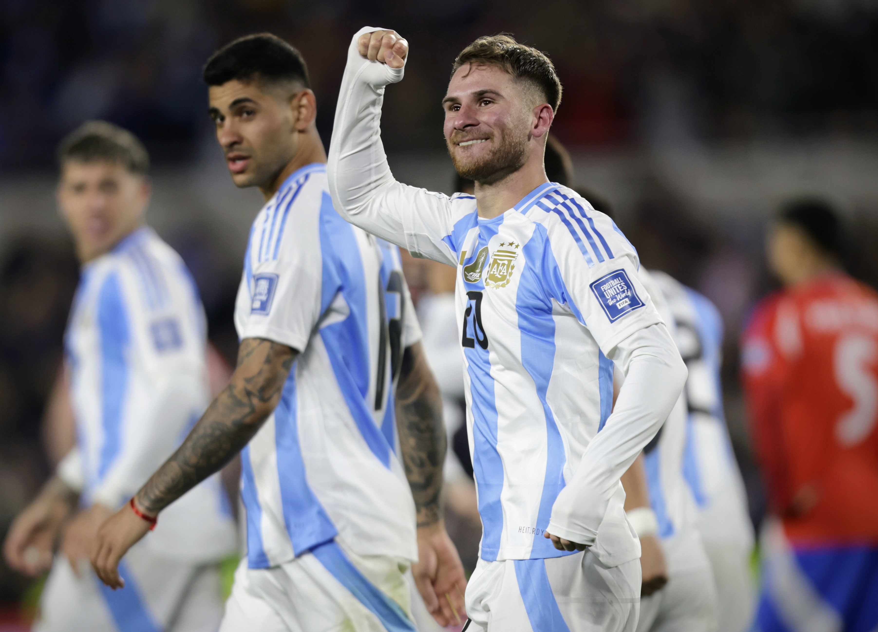 Alexis Mac Allister.
Argentina vs Chile. Eliminatorias Copa del Mundo 2026. Fotobaires 5/9/2024