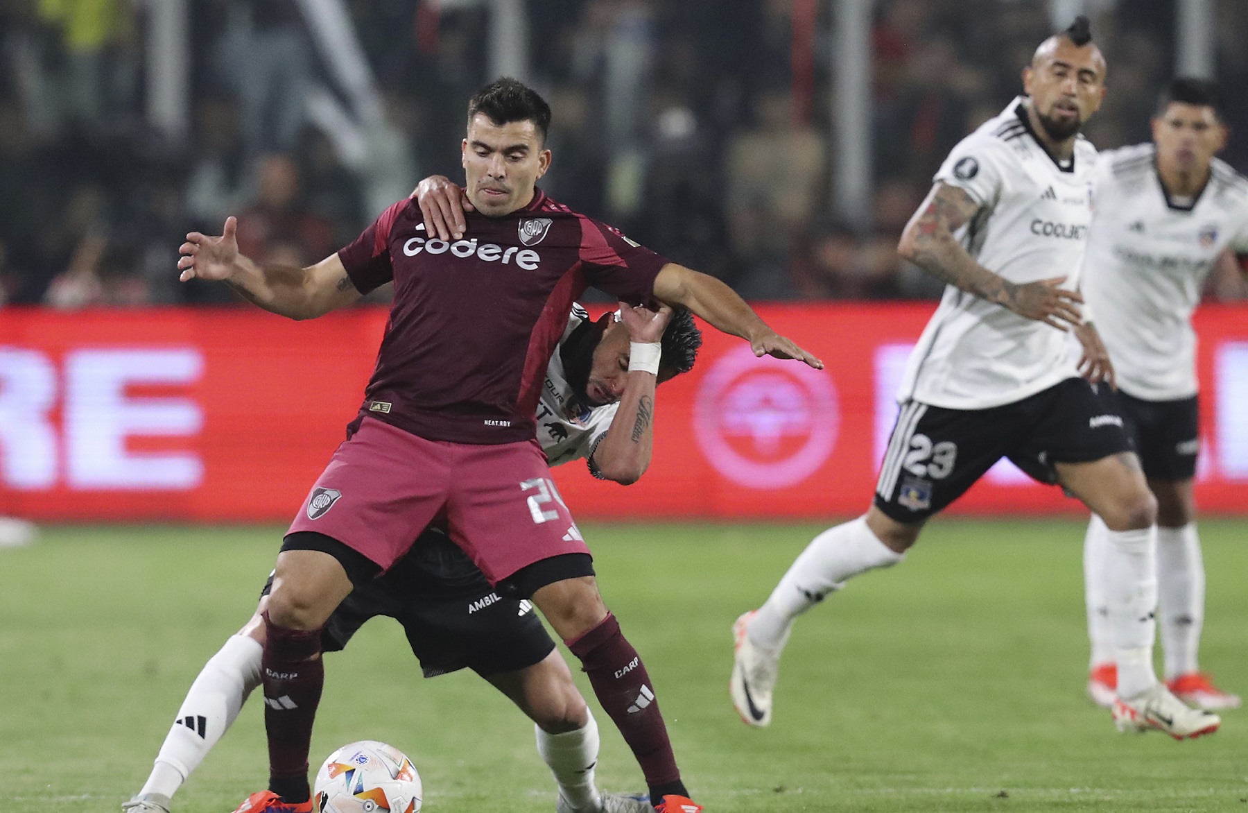 River iguala 1-1 ante Colo-Colo por la ida de los cuartos de final de la Copa Libertadores. Foto: FBaires.