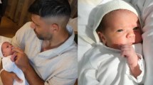 Imagen de El “Kun” Agüero y Sofía Calzetti mostraron el corte de pelo de su bebé