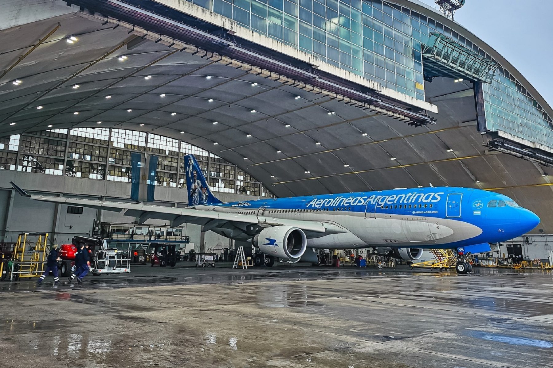 Aerolíneas Argentinas, la empresa estatal aérea. Foto archivo. 