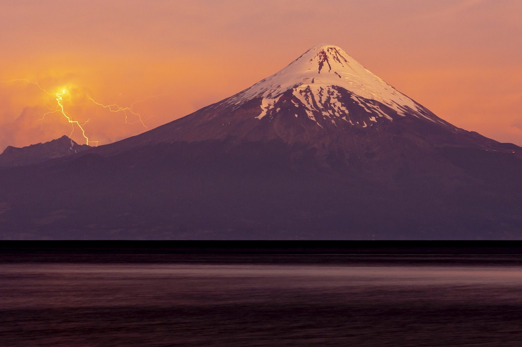 Volcán Osorno. Crédito La Tercera.