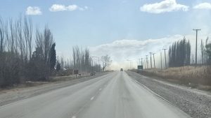 Otra vez humo en la Ruta 151, entre Cipolletti y Cinco Saltos, en medio del alerta por viento