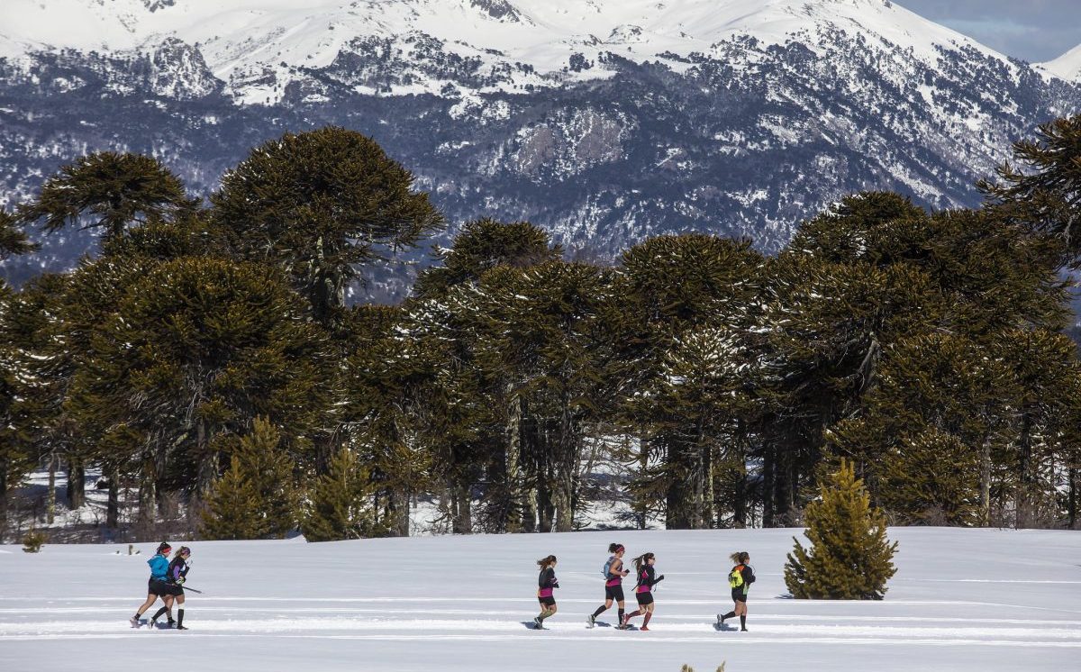 Villa Pehuenia recibe el KSeries bajo la nieve.