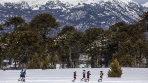 El KSeries de Villa Pehuenia se corre bajo la nieve con 21 kilómetros desafiantes