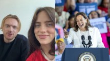 Imagen de Billie Elish mostró su apoyo a Kamala Harris