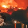 Imagen de Patricia Sosa preocupada por el incendio que llegó a metros de su casa en Córdoba