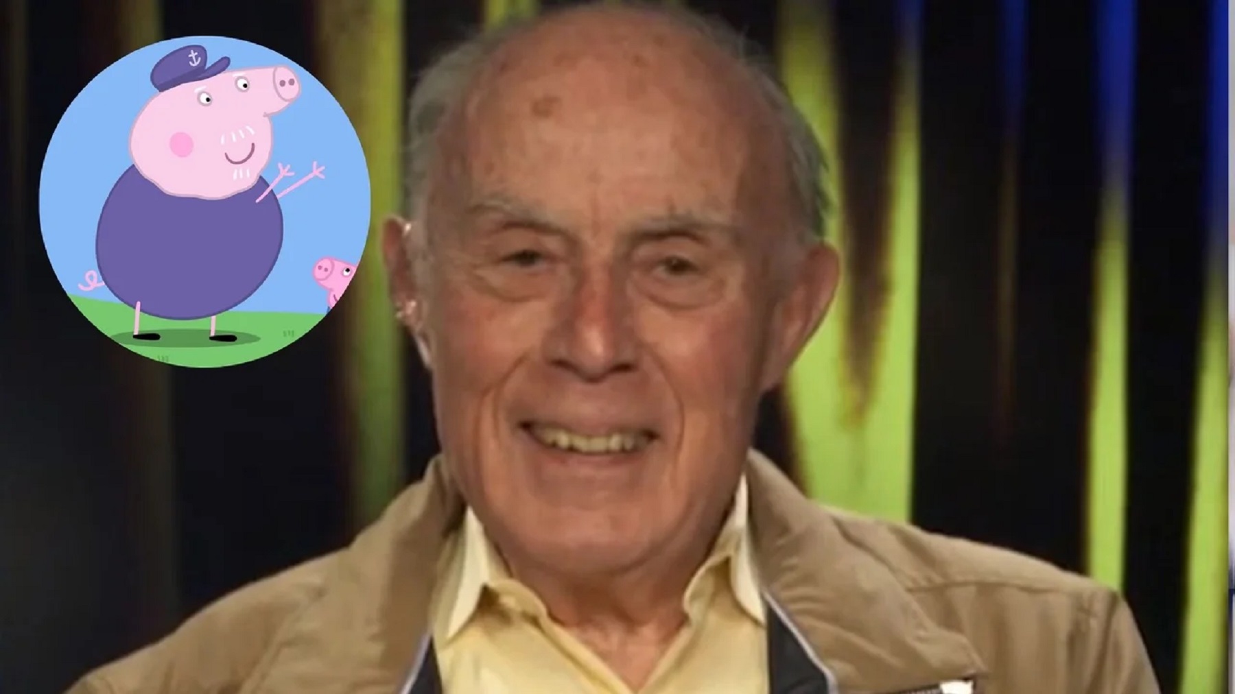 Murió David Graham, la voz del abuelo de Peppa Pig, a los 99 años. Fotografía: Agencia Noticias Argentinas
