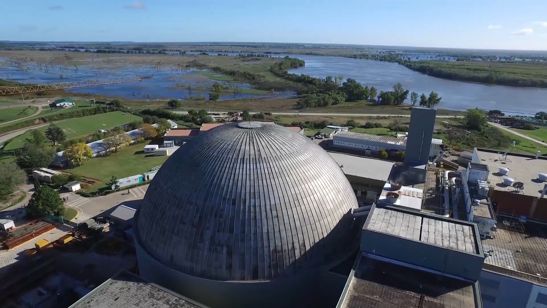 La central nuclear tiene prevista una parada programada por dos años desde el 29 de septiembre. Foto: gentileza. 