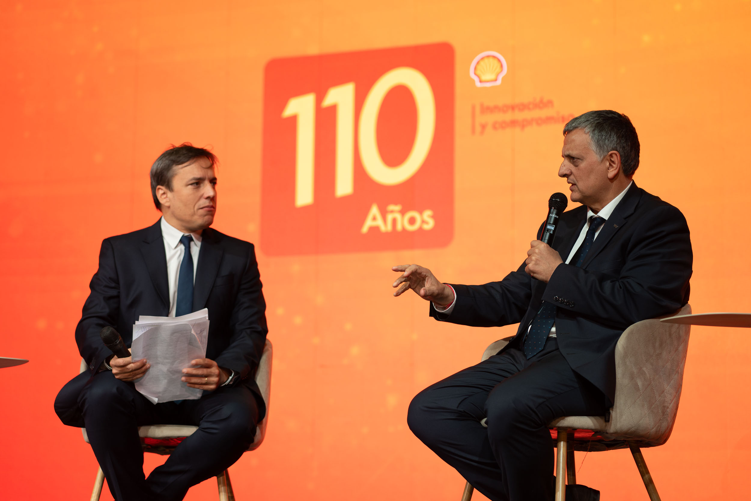 El CEO de la empresa, Horacio Marín, participó del aniversario de Shell en el país. Foto: gentileza. 