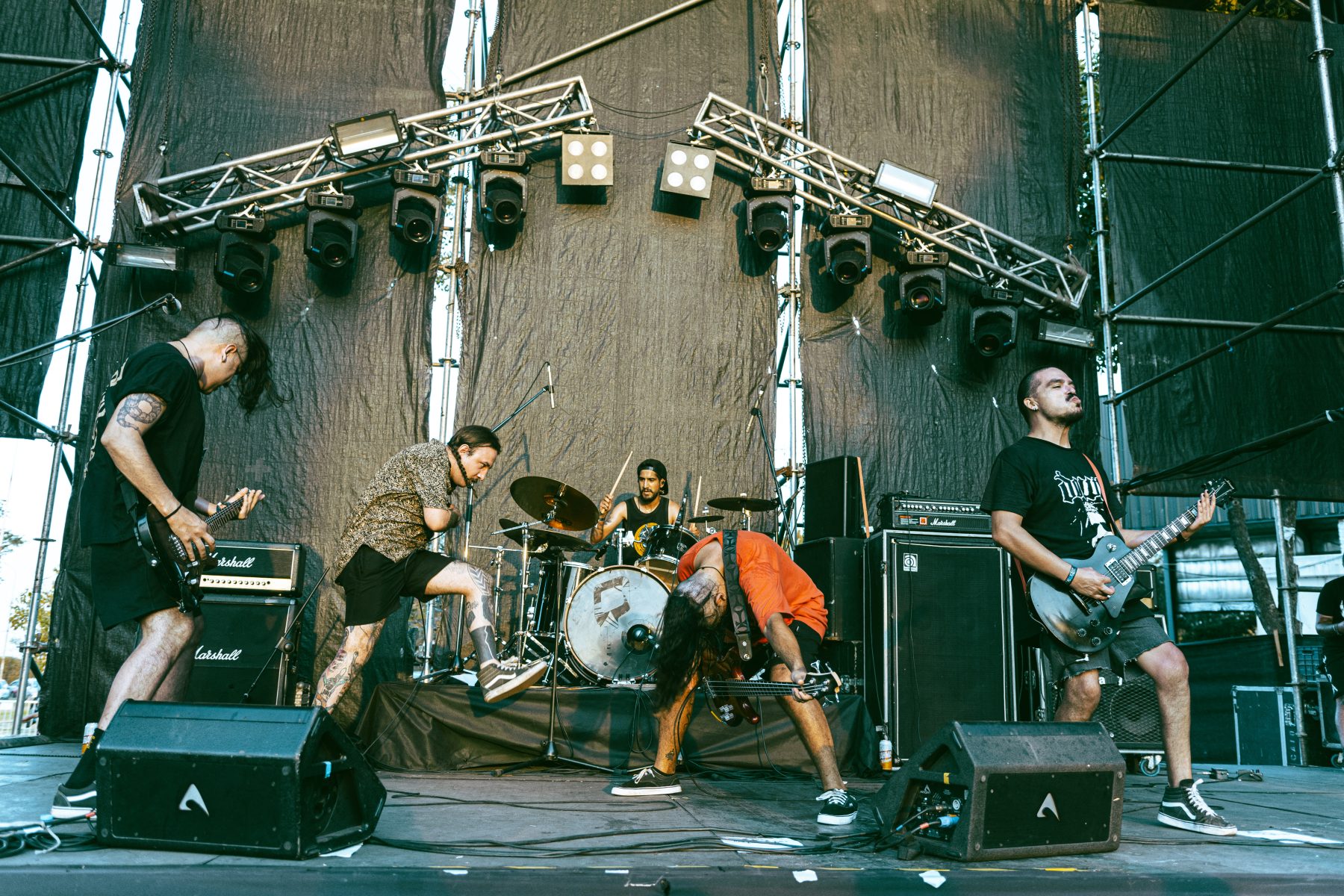 Festival de metal este viernes en la Plaza de las Banderas de Neuquén. Foto: Gentileza. 