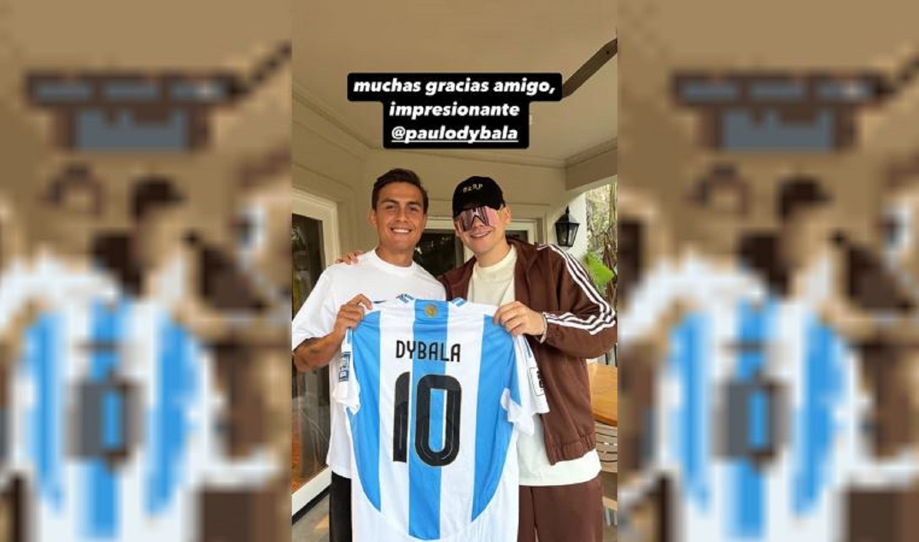 Dybala y Bizarrap Foto: redes sociales
