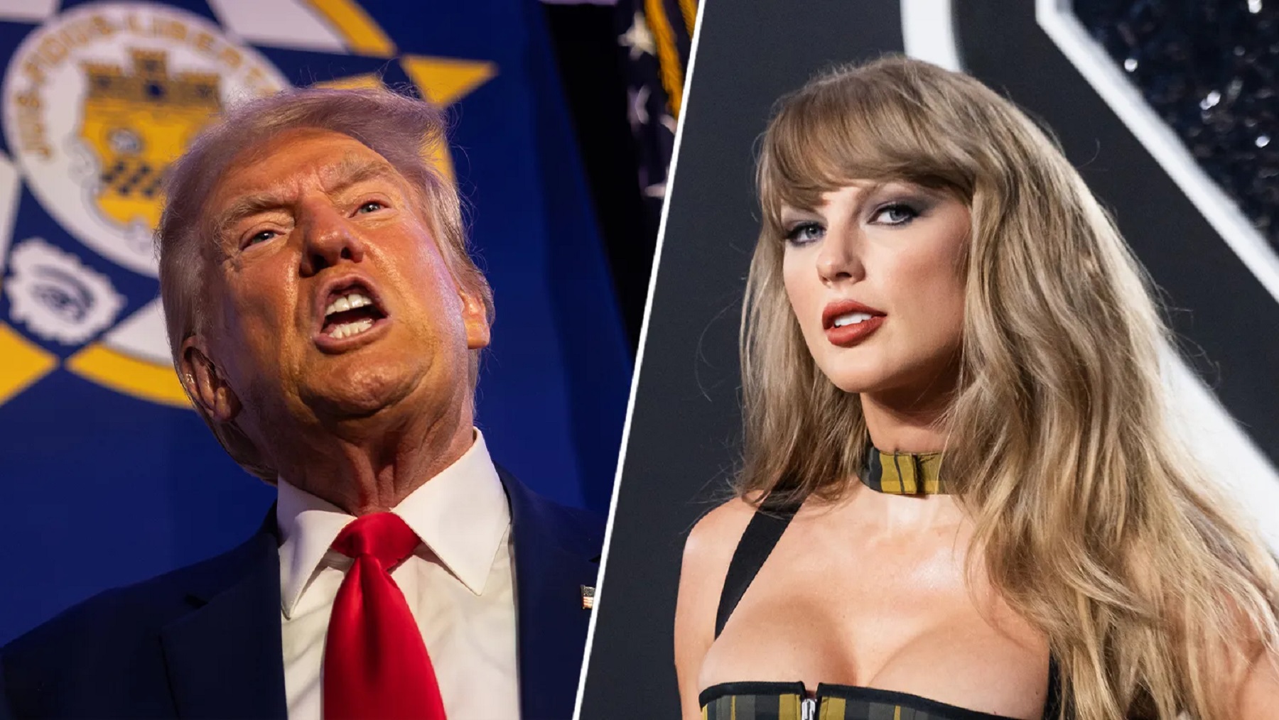 Donald Trump vs. Taylor Swift.-