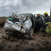 Imagen de Accidente del ministro Echarren en Río Negro: fue culpa del "aquaplaning"