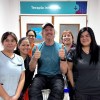 Imagen de Facundo Arana visitó el hospital de San Martín de los Andes y sorprendió al personal de salud