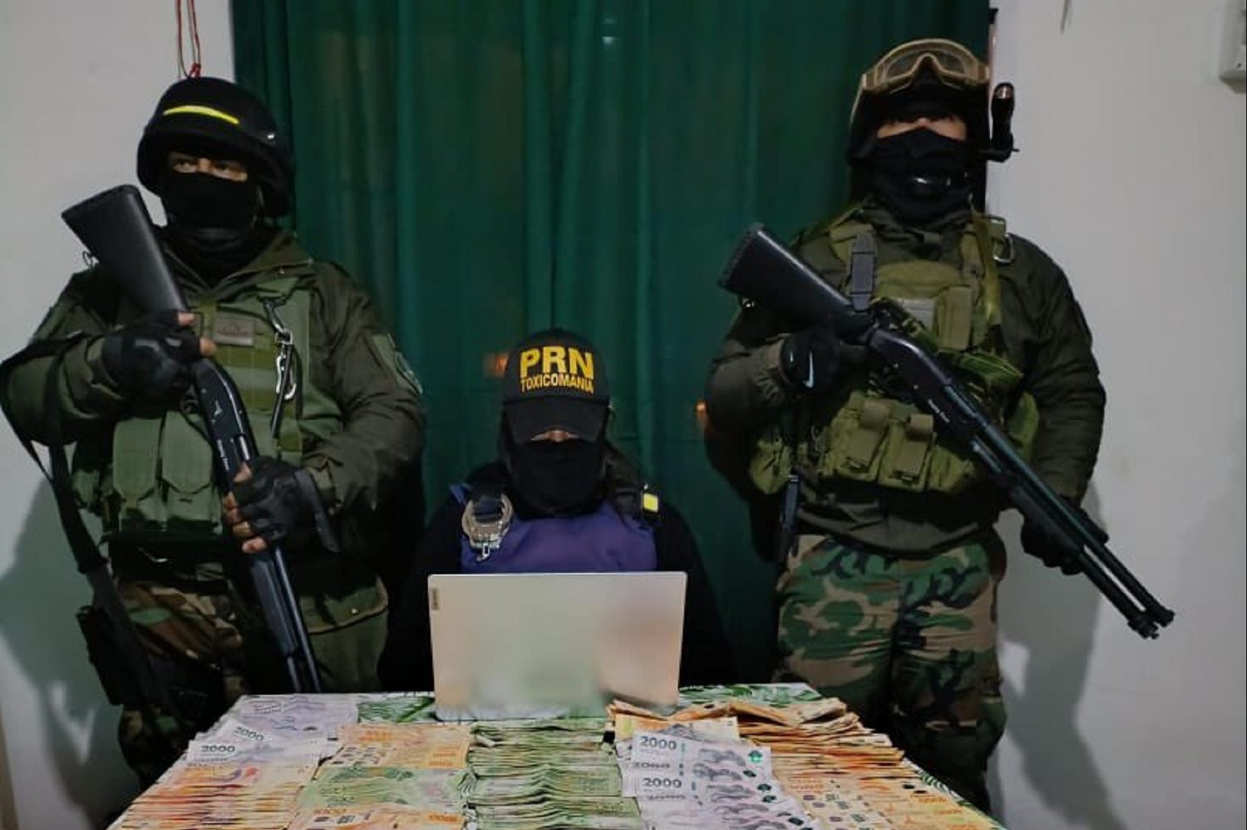 Golpe al narcotráfico en Allen. 