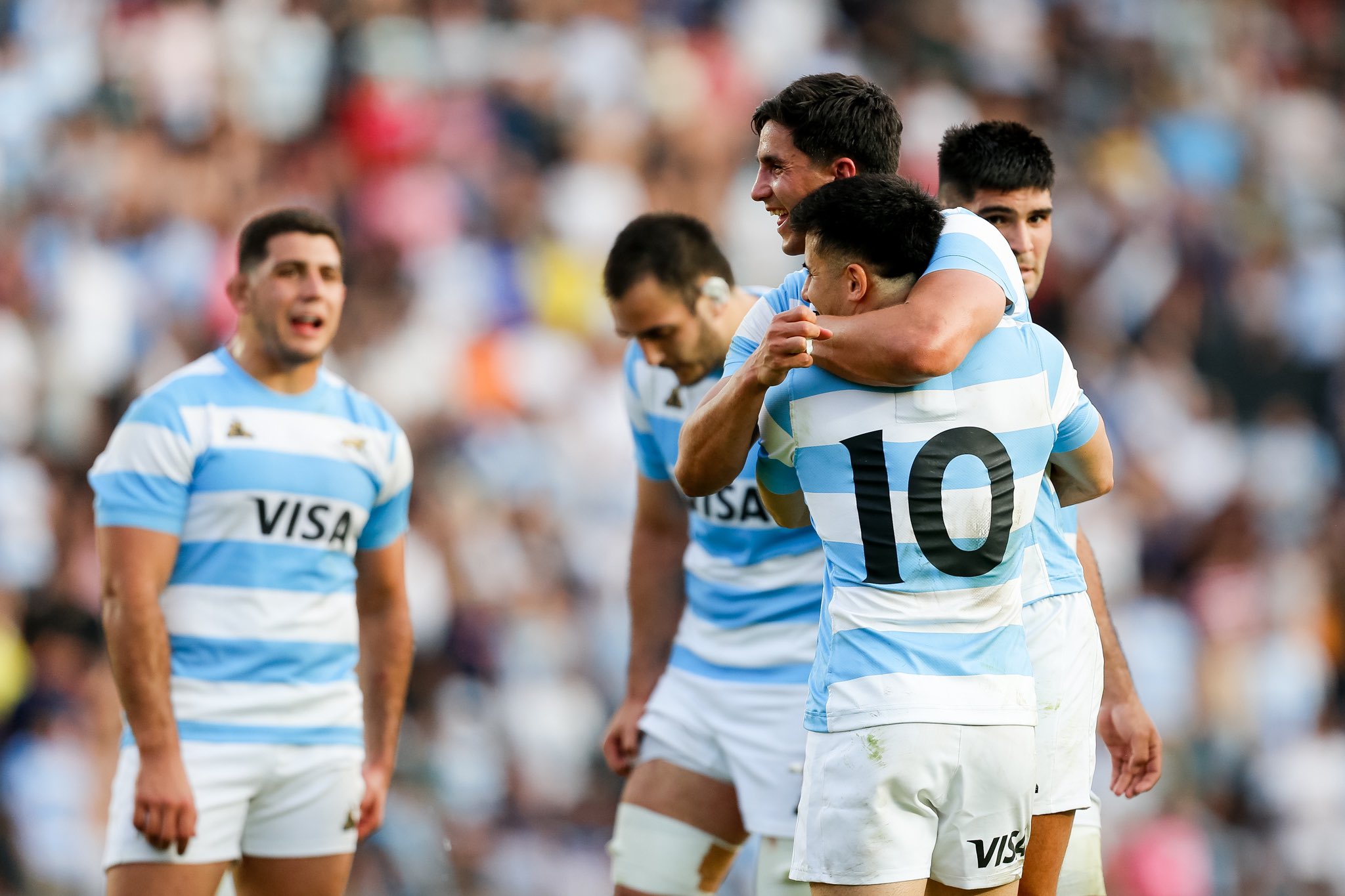 Los Pumas enfrentarán a Sudáfrica este sábado en Santiago del Estero. Fotografía: @lospumas
