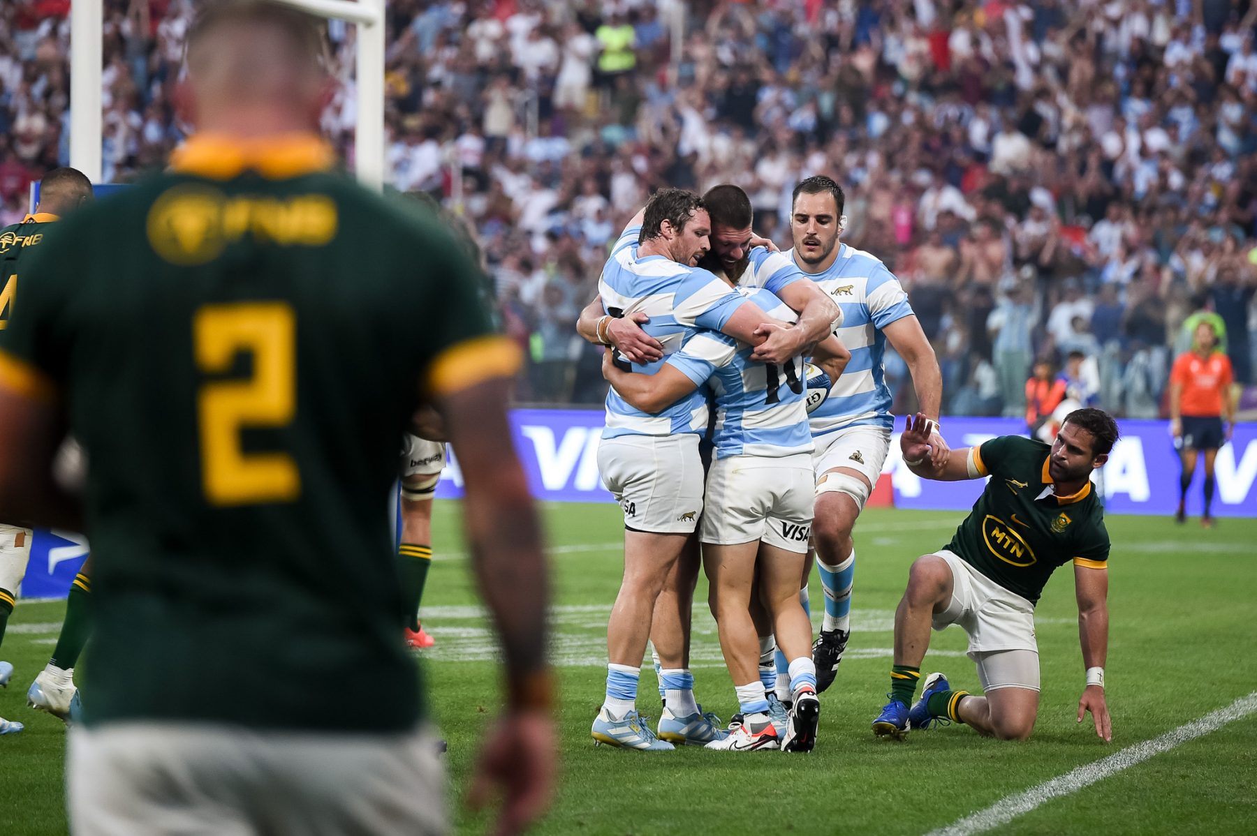 Los Pumas dieron vuelta un 17-0 y hacen historia en el Rugby Championship. (Foto: Prensa UAR)