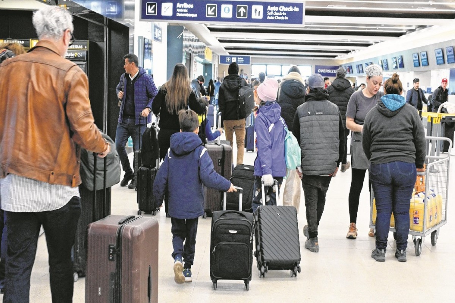 Aeropuerto de Bariloche. 