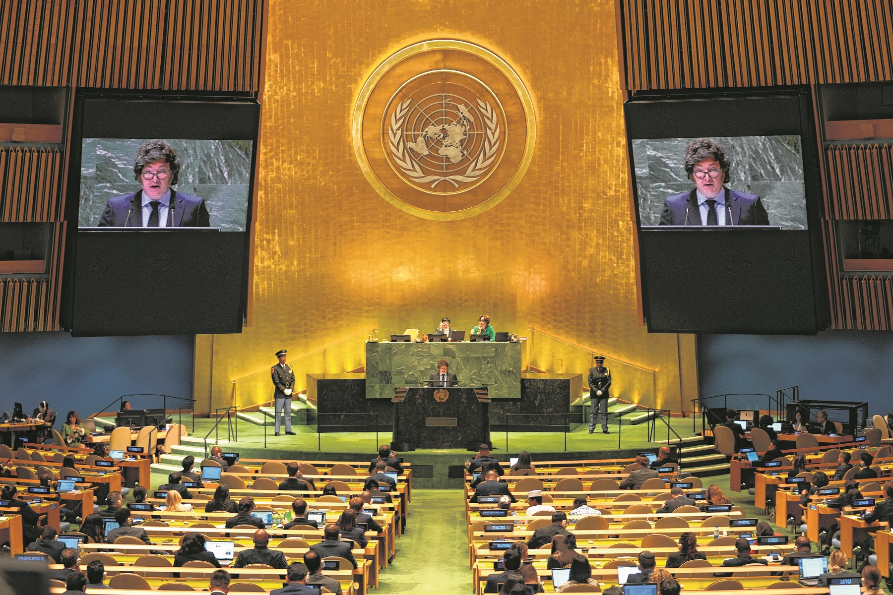 El presidente Javier Milei ratificó las líneas principales de su estrategia internacional,  cuestionando las metas de la agenda 2030.