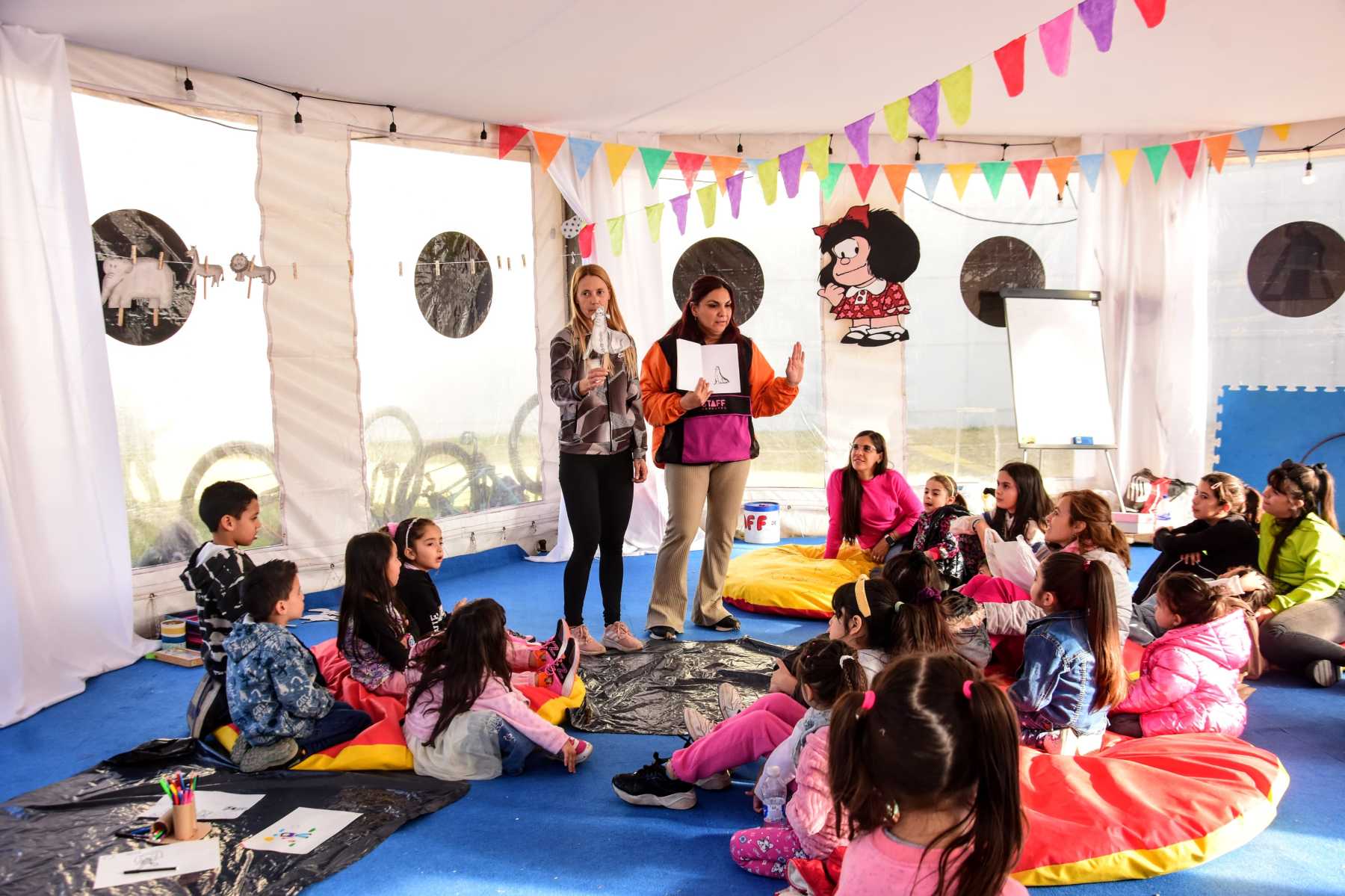 Un espacio de juego y aprendizaje para los peques. (FOTOS: Cecilia Maletti)