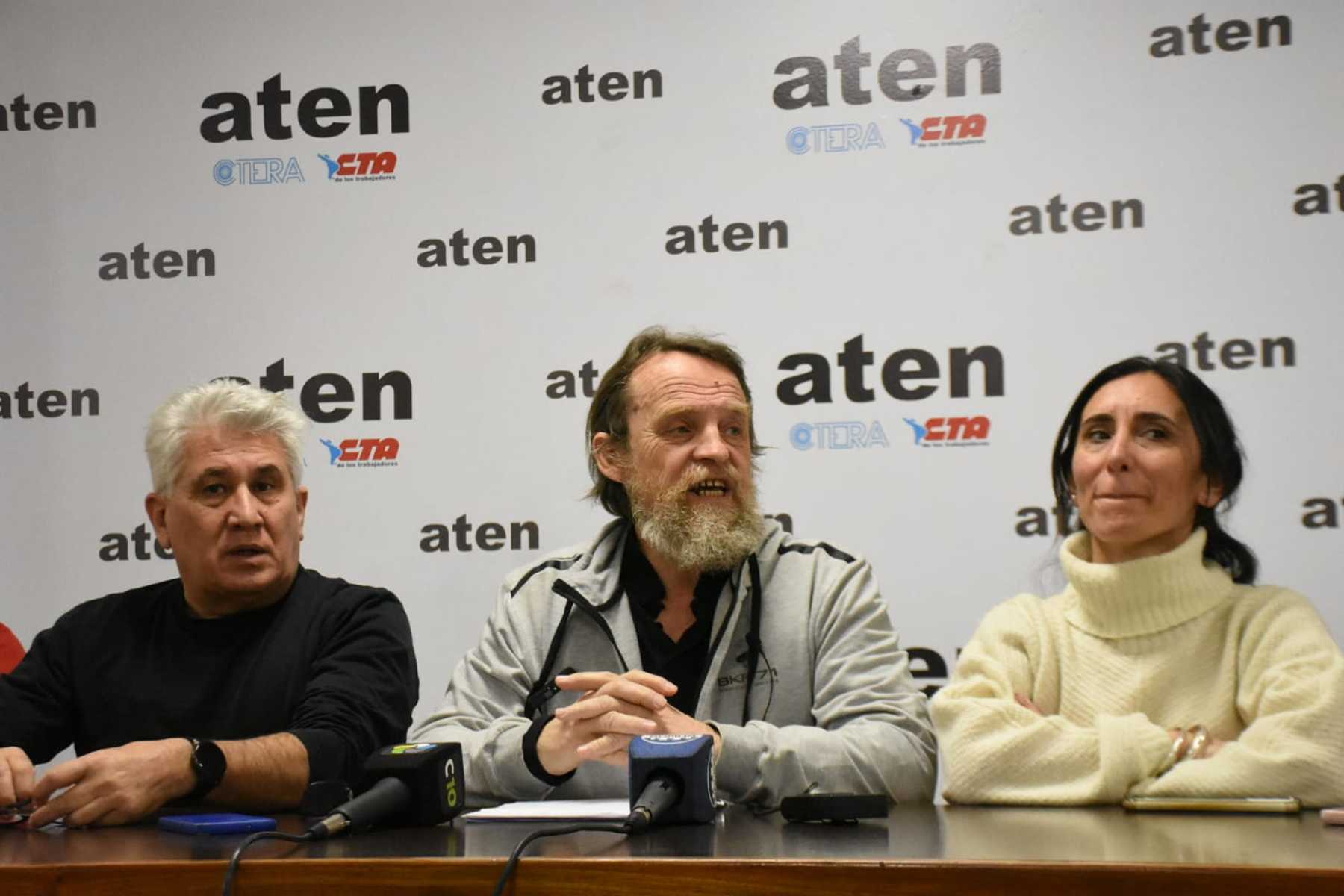 Marcelo Guagliardo de ATEN dijo que propondrá levantar el paro. Foto: Matías Subat.