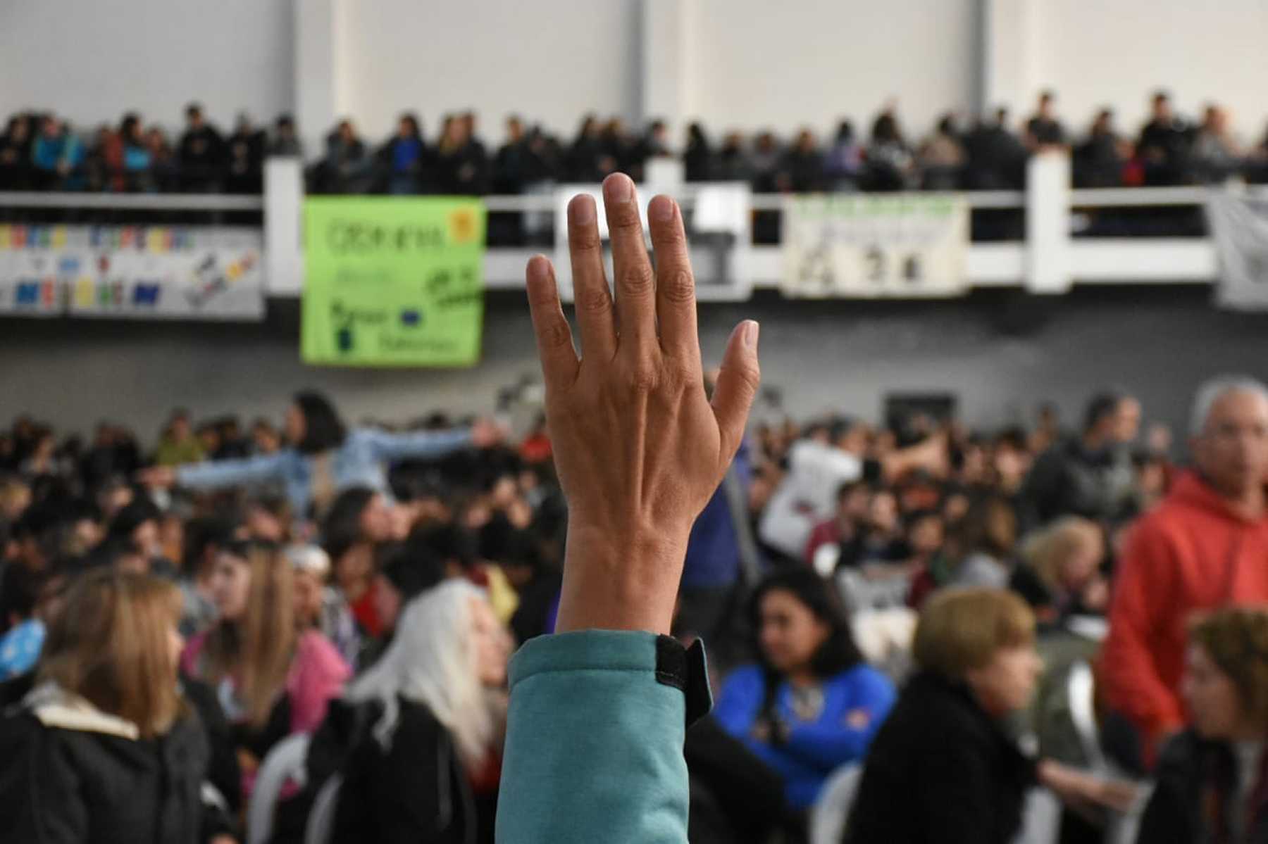 ATEN inicia este jueves las asambleas para debatir la propuesta salarial en Neuquén. Foto: Matías Subat.