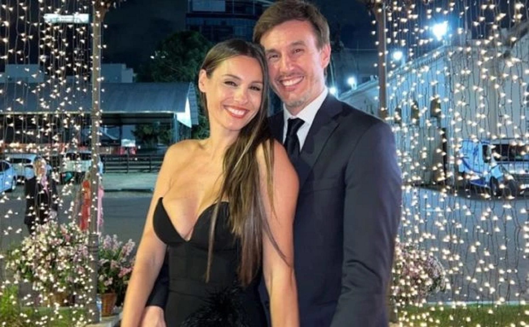 Pampita y Roberto García Moritán.-