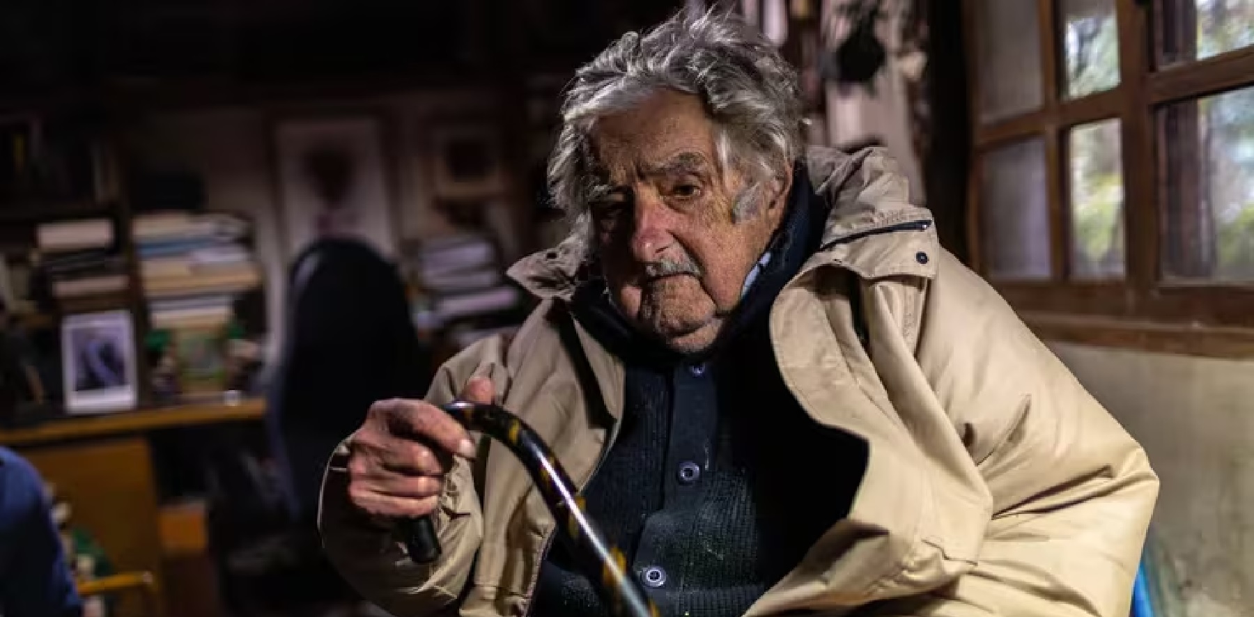 Pepe Mujica se recupera de la enfermedad que lo tiene alejado de los movimientos políticos. 