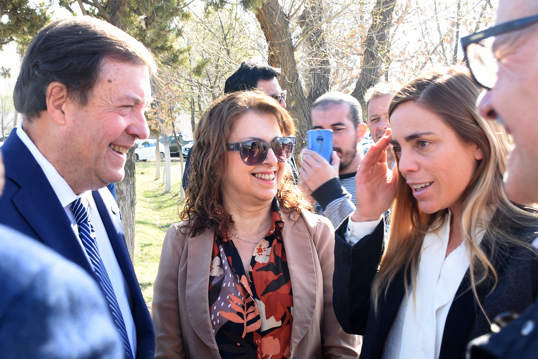 Weretilneck y Senesi, el domingo en Roca, antes de la renuncia, con un final en malos términos, 