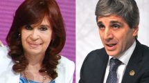 Imagen de Cristina Kirchner criticó al gobierno y Luis Caputo salió al cruce: «Quedate chillando tranquila»