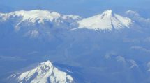 Imagen de La falla de Chile, limítrofe a Neuquén, que sería el origen del enjambre de sismos en el volcán Cay