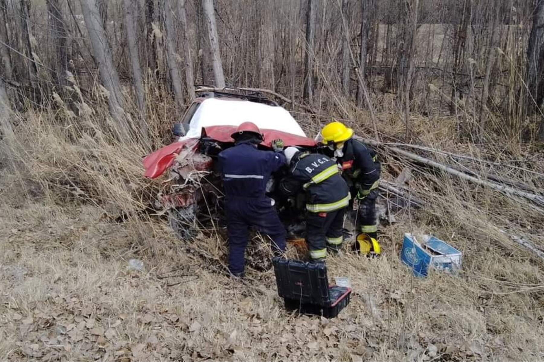 Vuelco en la Ruta 151